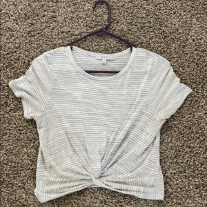 Twist knot crop top